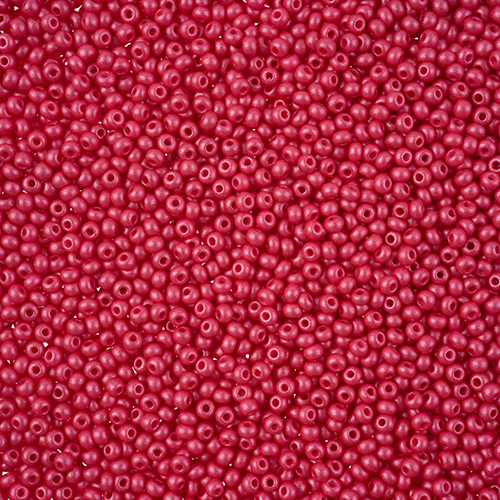 Preciosa 11/0 Rocaille Seed Beads - SB11-22011 - Chalk Fuchsia - PermaLux