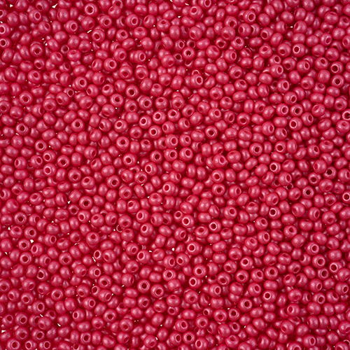 Preciosa 11/0 Rocaille Seed Beads - SB11-22011 - Chalk Fuchsia - PermaLux