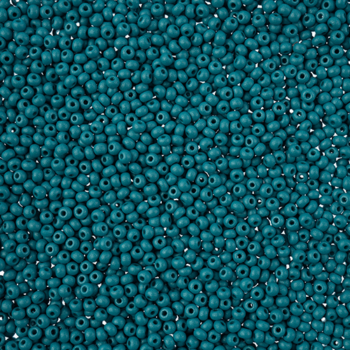 Preciosa 11/0 Rocaille Seed Beads - SB11-22018 - Chalk Teal - PermaLux
