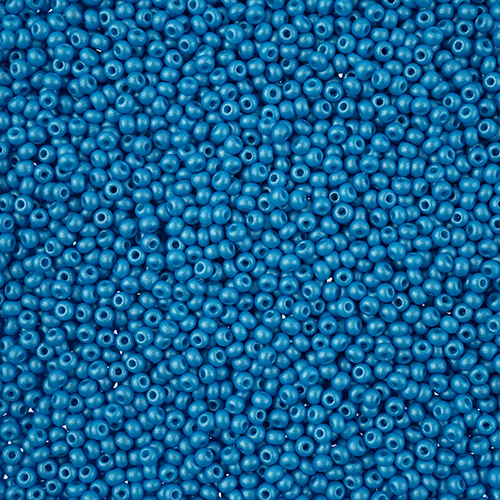 Preciosa 11/0 Rocaille Seed Beads - SB11-22019 - Chalk Dark Turquoise - PermaLux