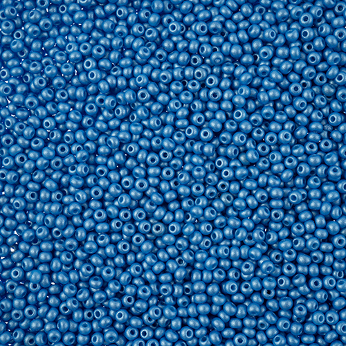 Preciosa 11/0 Rocaille Seed Beads - SB11-22020 - Chalk Light Blue - PermaLux