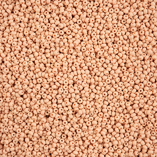 Preciosa 11/0 Rocaille Seed Beads - SB11-22M05 - Matte Chalk Apricot - PermaLux
