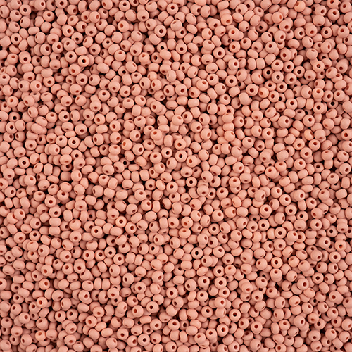 Preciosa 11/0 Rocaille Seed Beads - SB11-22M06 - Matte Chalk Light Brown - PermaLux