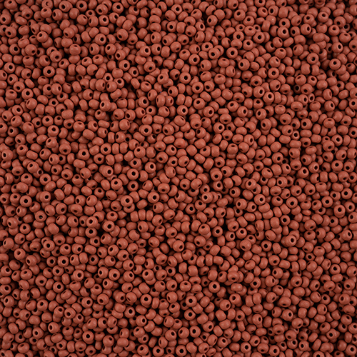 Preciosa 11/0 Rocaille Seed Beads - SB11-22M07 - Matte Chalk Brown - PermaLux