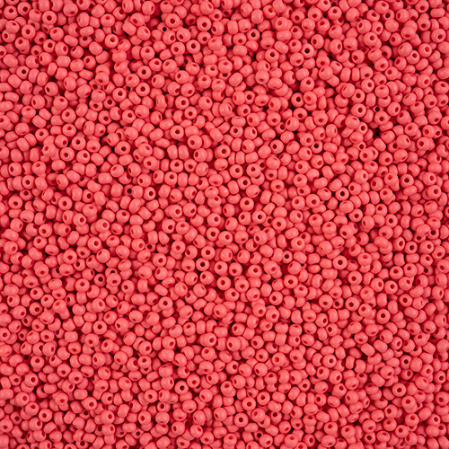 Preciosa 11/0 Rocaille Seed Beads - SB11-22M08 - Matte Chalk Red - PermaLux