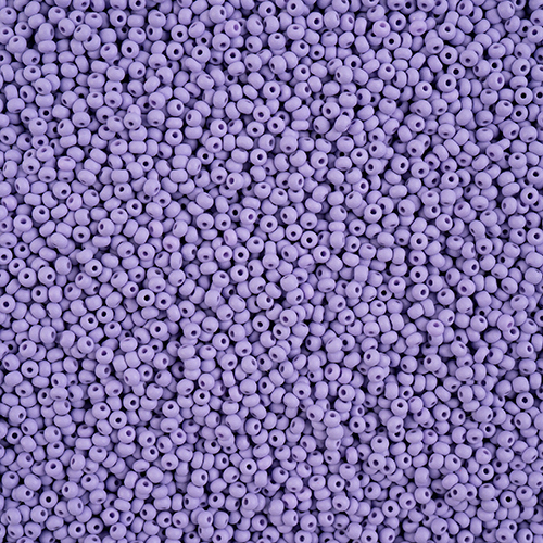 Preciosa 11/0 Rocaille Seed Beads - SB11-22M14 - Matte Chalk Lavender - PermaLux