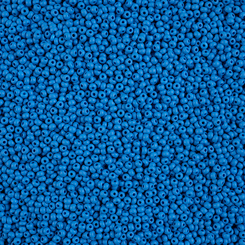 Preciosa 11/0 Rocaille Seed Beads - SB11-22M21 - Matte Chalk Blue - PermaLux