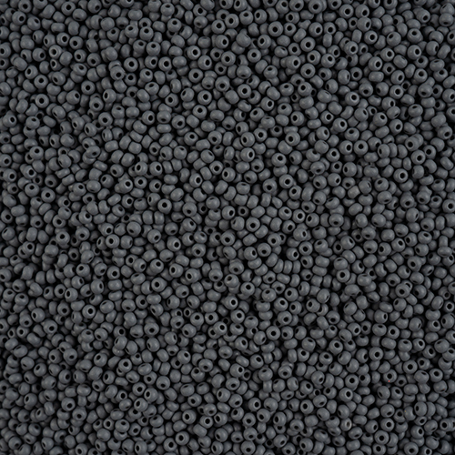 Preciosa 11/0 Rocaille Seed Beads - SB11-22M22 - Matte Chalk Grey - PermaLux