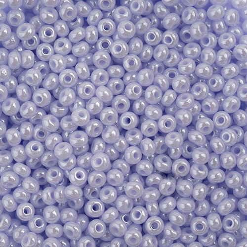 Preciosa 11/0 Rocaille Seed Beads - SB11-23420-L - Opaque Natural Lilac Luster