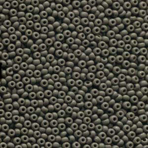 Preciosa 11/0 Rocaille Seed Beads - SB11-43020 - Opaque Grey