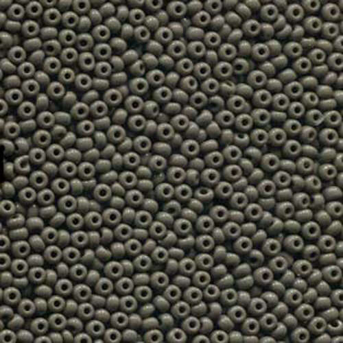 Preciosa 11/0 Rocaille Seed Beads - SB11-43020 - Opaque Grey