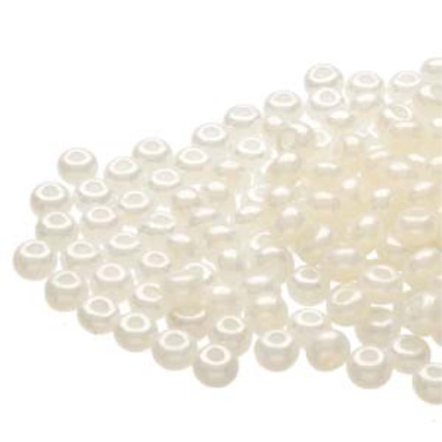 Preciosa 11/0 Rocaille Seed Beads - SB11-47012 - Pearl Ceylon