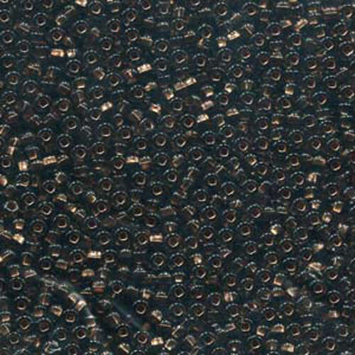 Preciosa 11/0 Rocaille Seed Beads - SB11-49010 - Copper Lined Black Diamond
