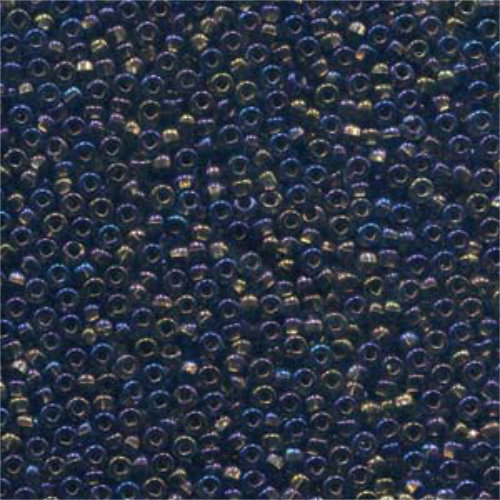 Preciosa 11/0 Rocaille Seed Beads - SB11-49109 - Copper Lined Black Diamond AB