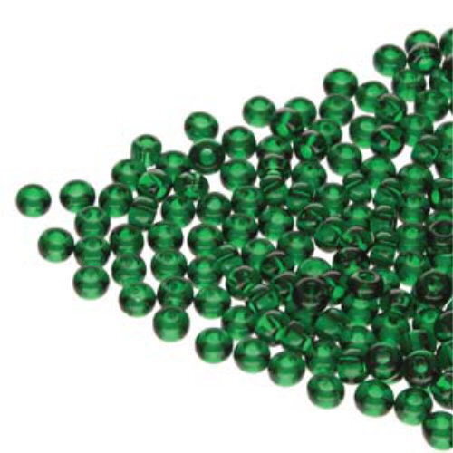 Preciosa 11/0 Rocaille Seed Beads - SB11-50150 - Transparent Dark Green