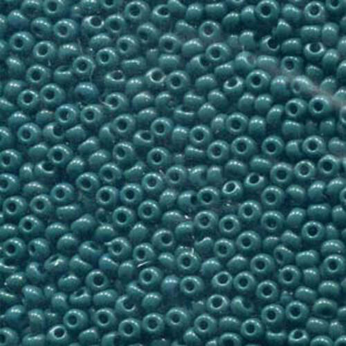 Preciosa 11/0 Rocaille Seed Beads - SB11-53270 - Opaque Dark Jade
