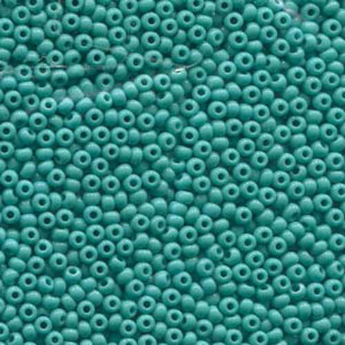 Preciosa 11/0 Rocaille Seed Beads - SB11-63130 - Green Turquoise