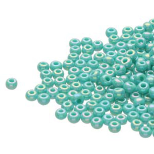 Preciosa 11/0 Rocaille Seed Beads - SB11-64130 - Green Turquoise AB