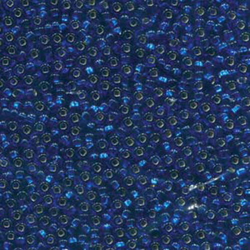 Preciosa 11/0 Rocaille Seed Beads - SB11-67300 - Silver Lined Dark Blue