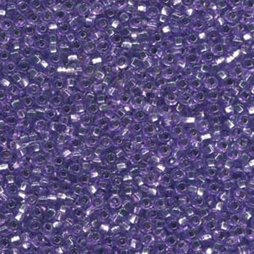 Preciosa 11/0 Rocaille Seed Beads - SB11-78123 - Silver Lined Amethyst Sol Gel