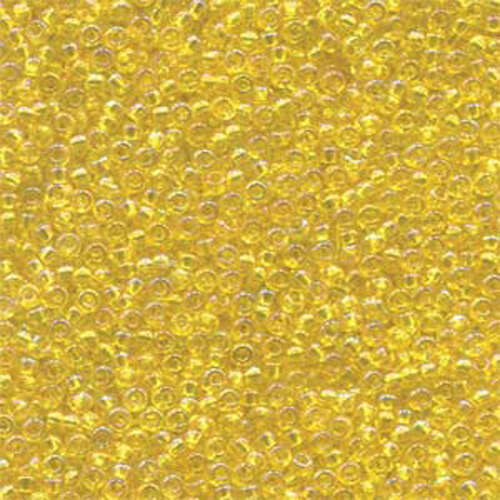 Preciosa 11/0 Rocaille Seed Beads - SB11-81010 - Transparent Yellow AB