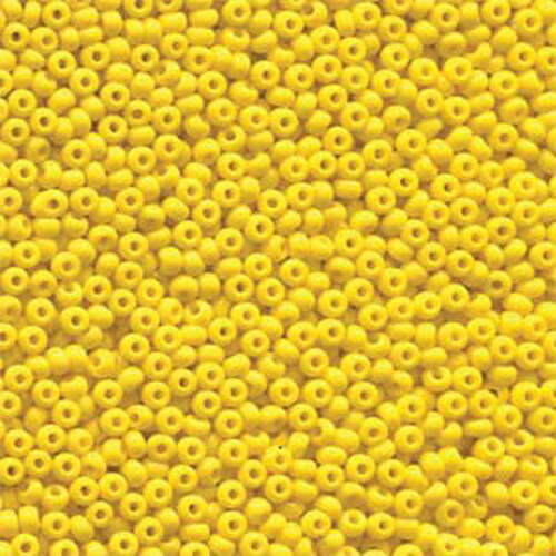 Preciosa 11/0 Rocaille Seed Beads - SB11-83130 - Opaque Dark Yellow