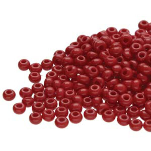 Preciosa 11/0 Rocaille Seed Beads - SB11-93310 - Opaque Dark Red Wine