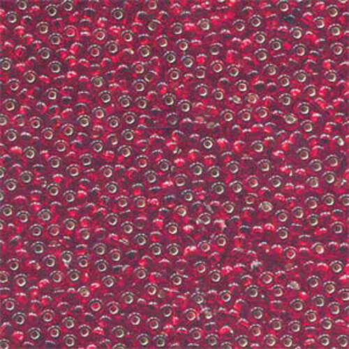 Preciosa 11/0 Rocaille Seed Beads - SB11-97090 - Silver Lined Ruby
