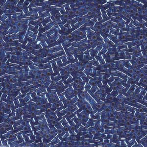 Miyuki 1.8mm (SB18) Square Bead - SB18-19 - Silver Lined Sapphire