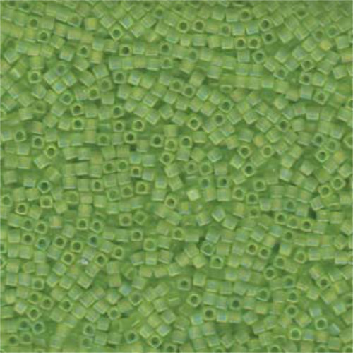 Miyuki 1.8mm (SB18) Square Bead - SB18-143FR - Matte Transparent Chartreuse