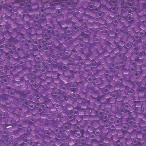 Miyuki 1.8mm (SB18) Square Bead - SB18-222 - Orchid Lined Crystal