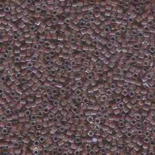 Miyuki 1.8mm (SB18) Square Bead - SB18-224 - Cocoa Lined Crystal