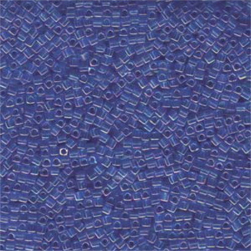 Miyuki 1.8mm (SB18) Square Bead - SB18-261 - Transparent Sapphire AB