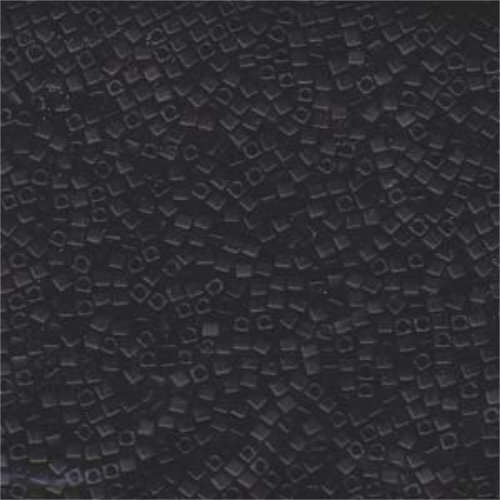 Miyuki 1.8mm (SB18) Square Bead - SB18-401F - Matte Black