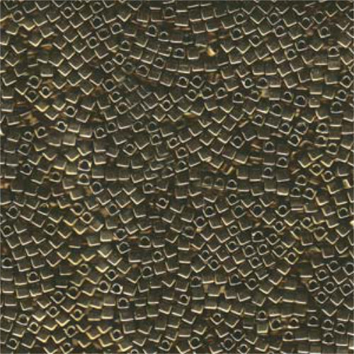 Miyuki 1.8mm (SB18) Square Bead - SB18-457 - Metallic Dark Bronze