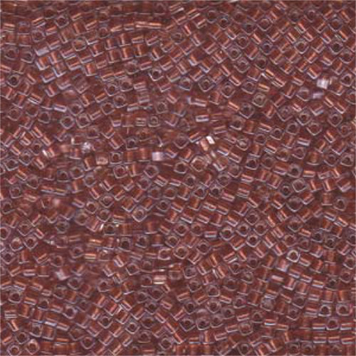 Miyuki 1.8mm (SB18) Square Bead - SB18-2601 - Sparkly Antique Rose Lined Crystal