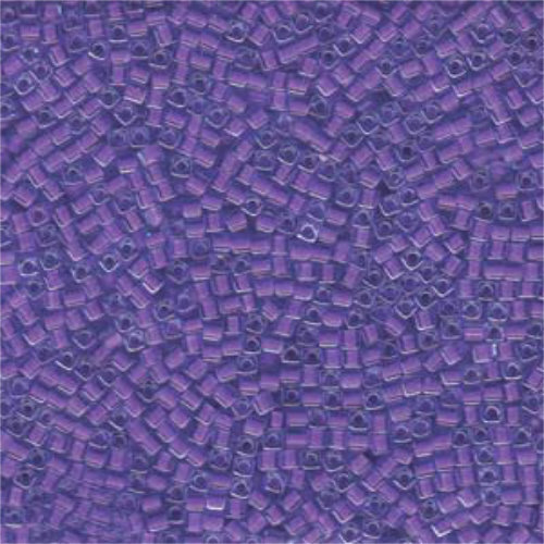 Miyuki 1.8mm (SB18) Square Bead - SB18-2640 - Lilac Lined Aqua AB