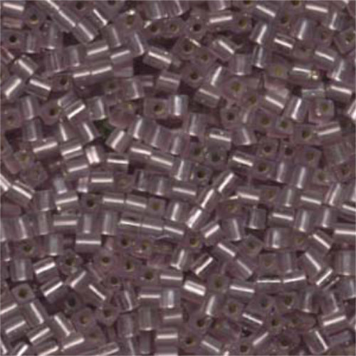 Miyuki 3mm (SB3) Square Bead - SB3-12F - Silver Lined Smoky Amethyst