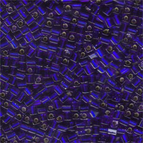 Miyuki 3mm (SB3) Square Bead - SB3-020 - Silver Lined Cobalt