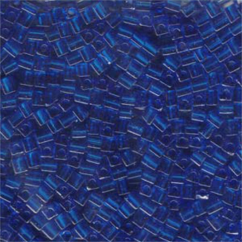 Miyuki 3mm (SB3) Square Bead - SB3-149 - Transparent Capri Blue