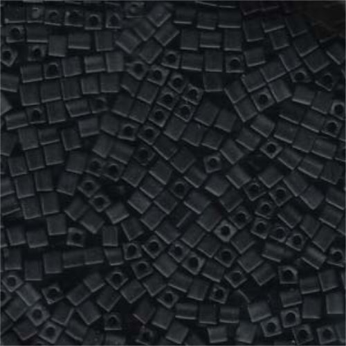 Miyuki 3mm (SB3) Square Bead - SB3-401F - Matte Black