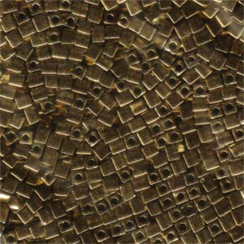 Miyuki 3mm (SB3) Square Bead - SB3-457 - Metallic Bronze