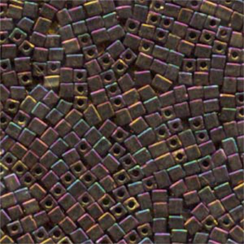 Miyuki 3mm (SB3) Square Bead - SB3-462 - Metallic Gold Iris