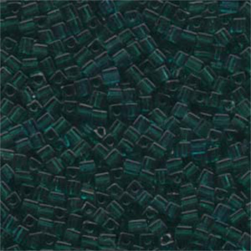 Miyuki 3mm (SB3) Square Bead - SB3-2405 - Transparent Teal