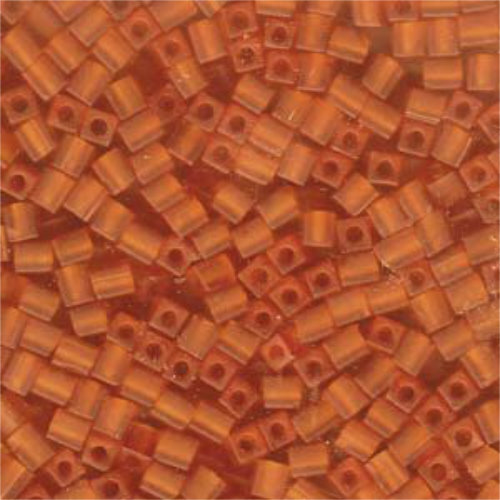 Miyuki 4mm (SB4) Square Bead - SB4-133F - Matte Transparent Topaz