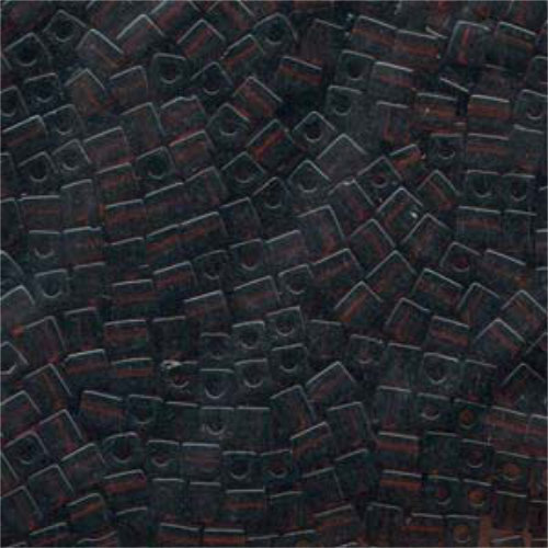 Miyuki 4mm (SB4) Square Bead - SB4-134 - Transparent Dark Topaz