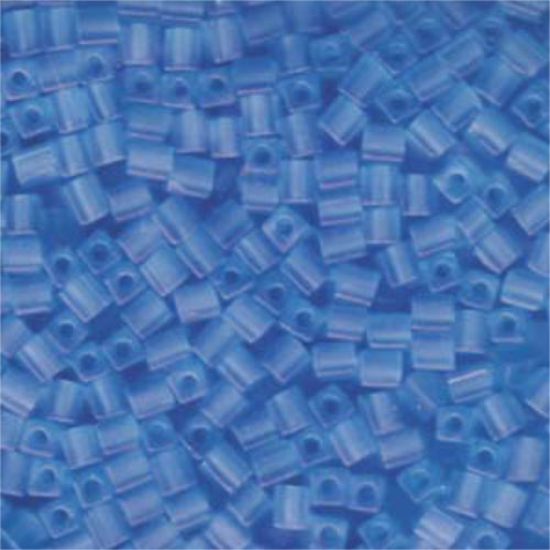 Miyuki 4mm (SB4) Square Bead - SB4-148F - Matte Transparent Aqua