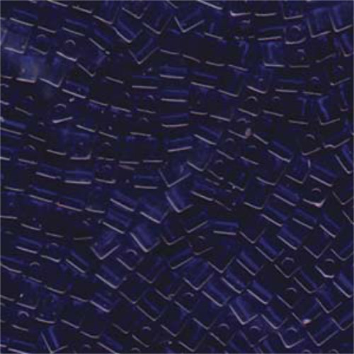 Miyuki 4mm (SB4) Square Bead - SB4-151 - Transparent Cobalt