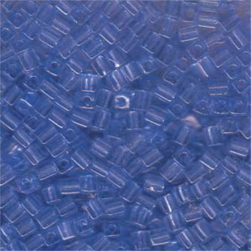 Miyuki 4mm (SB4) Square Bead - SB4-159L - Transparent Light Cornflower Blue
