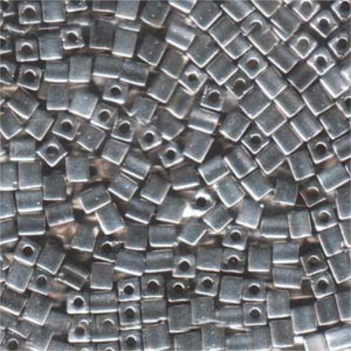 Miyuki 4mm (SB4) Square Bead - SB4-192 - Rhodium Plated